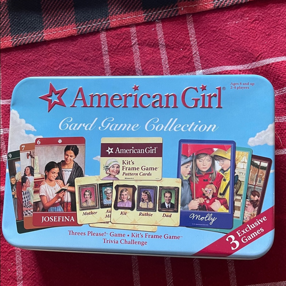 American Girl Card Game Collection - Red and Blue